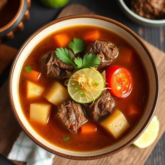 Indonesian Soup Buntut Six Ounces Coffee